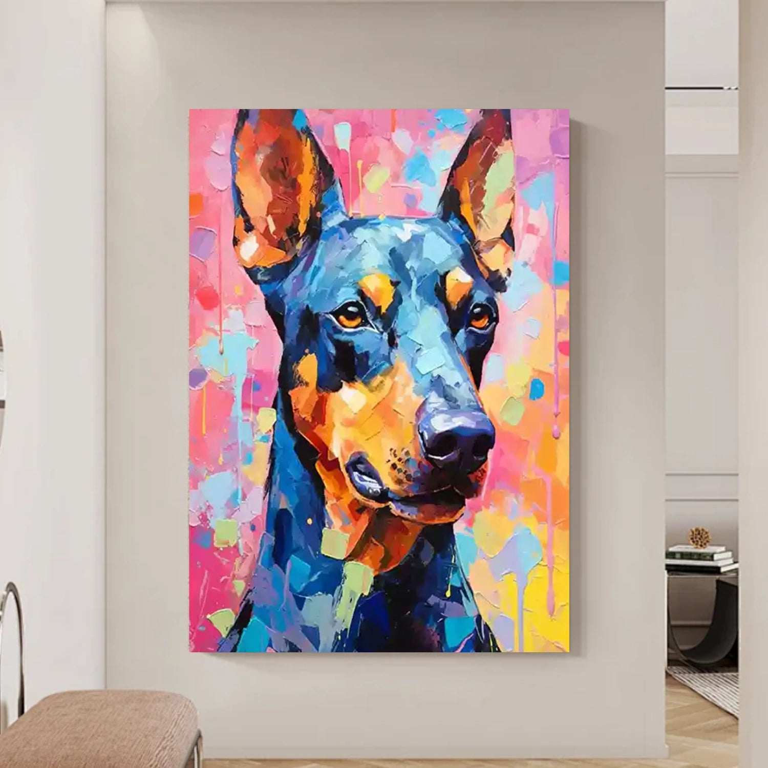 Animal Art Painting #AP149 - Handmade Wildlife Canvas Art for Home & Office Decor | Perfect for Living Room, Bedroom, or Gift