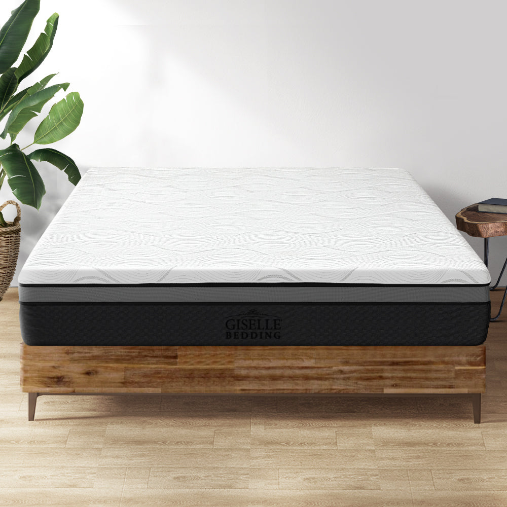 Belle Cool Gel Memory Foam Mattress 25cm (10 Inch) Thick Double Size - Pressure Relief & Temperature Regulation for Back Pain Relief, Perfect for Hot Sleepers & Side Sleepers - Bedroom, Guest Room, Dormitory Use