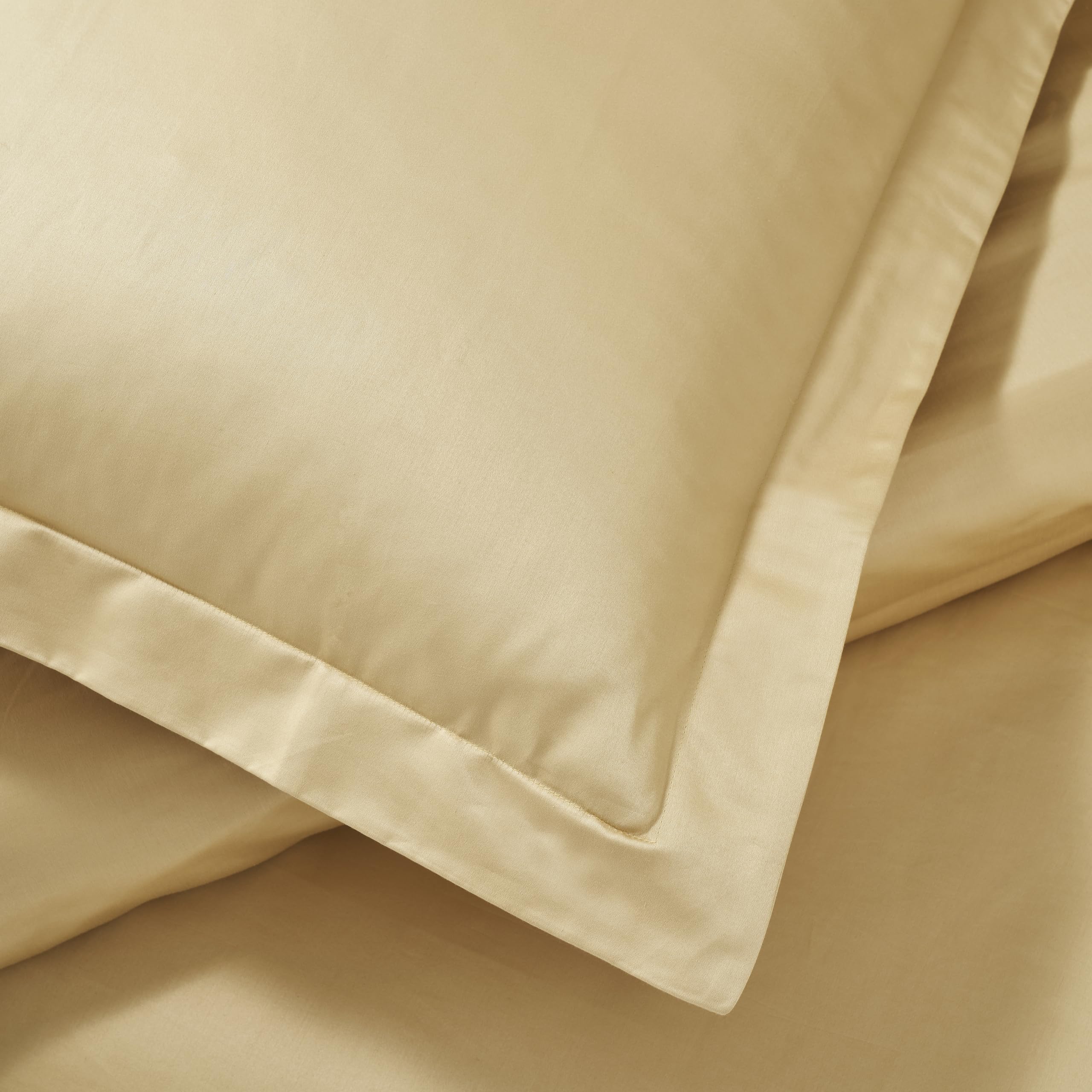 Luxury 1200 Thread Count Egyptian Cotton Duvet Cover Set - 3 Piece King/California King Size with Embroidered Gold Design, Includes 1 Duvet Cover & 2 Pillow Shams - Ultra Soft Bedding Set for Master Bedroom, Guest Room & Hotel Decor