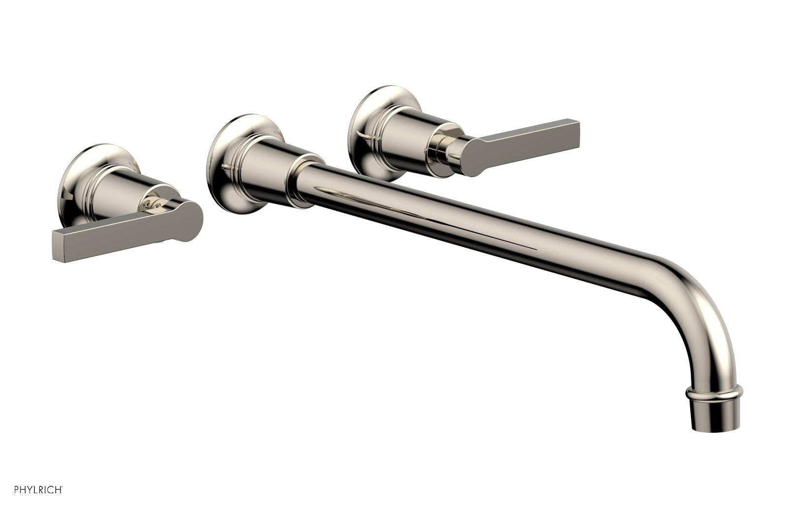 HEX MODERN Wall Mount Lavatory Faucet Set with 14