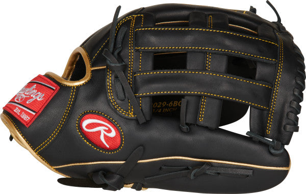 Rawlings R93029 6BG 12.75 Inch Baseball Outfield Glove - Premium Leather for Youth & Adult Players - Perfect for Training, Games & Fielding Practice