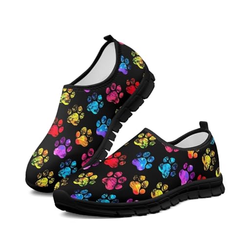 Colorful Dog Paw Print