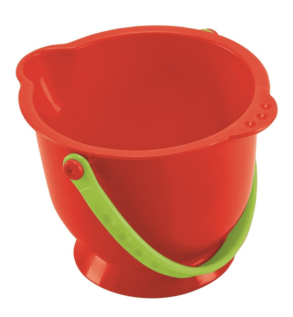 Hape E8192 Beach Sand Toy Set - Red Color Kids Outdoor Play Toys for Sandbox, Beach & Backyard Fun | Perfect for Summer Activities & Toddler Sensory Play