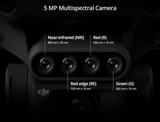 DJI Mavic 3 Multispectral Drone (M3M) - Professional Agricultural Drone for Crop Monitoring, Precision Farming & Aerial Mapping - Perfect for Farmers, Surveyors & Environmental Researchers