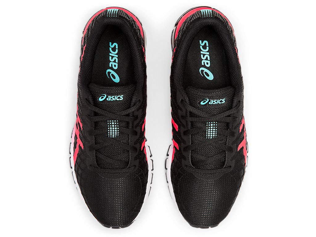 ASICS Women's GEL-Quantum 180 4 Running Shoes - Size 5 - Black/Laser Pink - Lightweight Cushioned Sneakers for Jogging, Gym Workouts & Everyday Wear