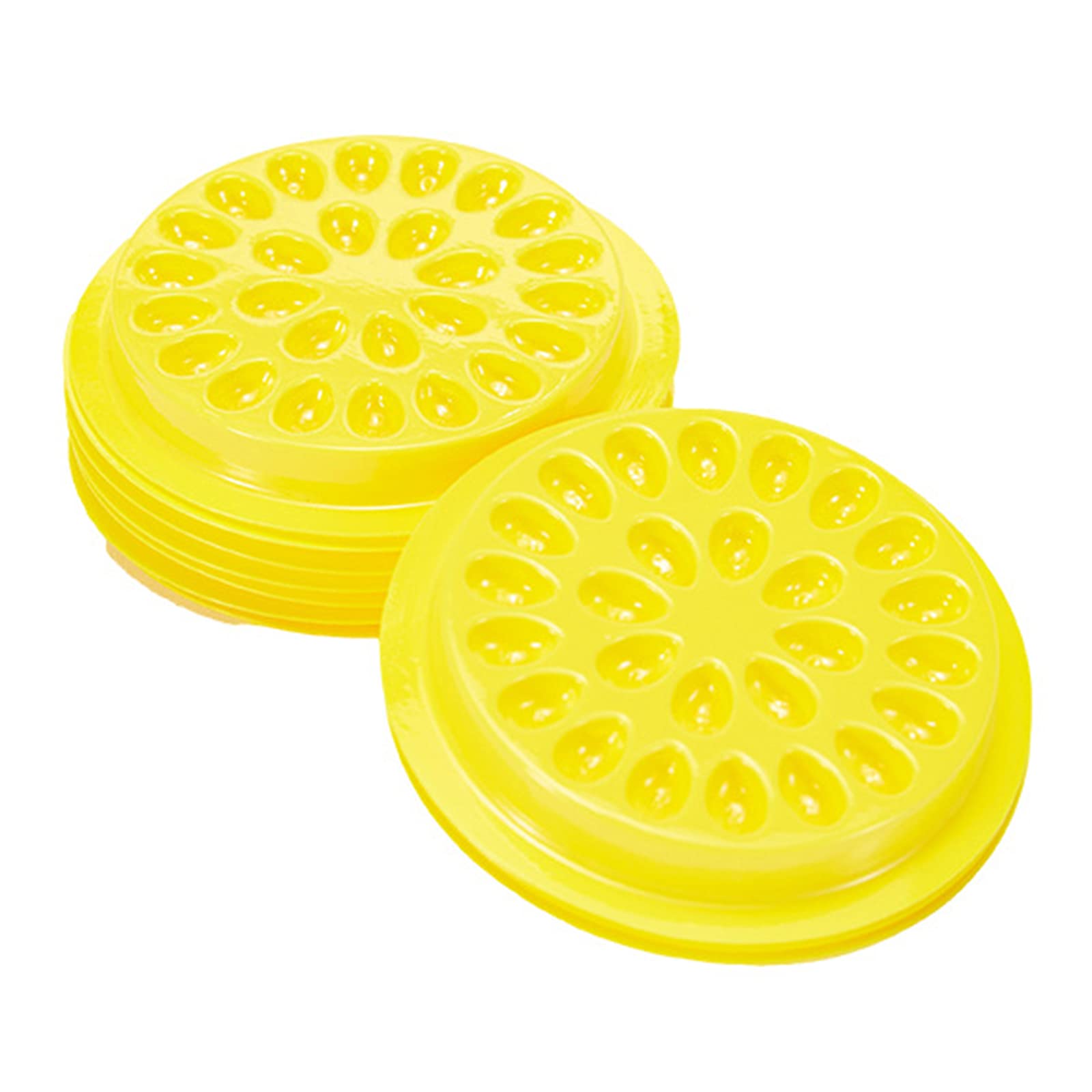 EXCLUZO 100pcs Eyelash Glue Holder Tray - False Lash Adhesive Container for Eyelash Extensions - Professional Lash Extension Tools for Salon & Home Use - Perfect for Lash Artists & DIY Beauty