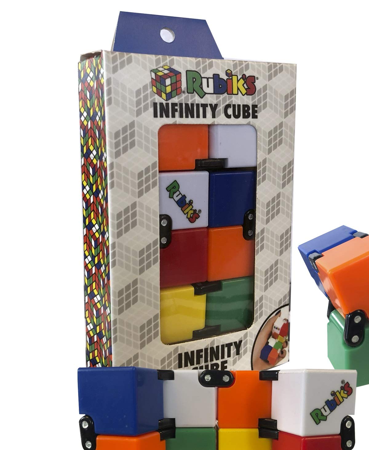 Rubik's Infinity Cube Fidget Toy - Stress Relief & Focus Tool for ADHD, Anxiety - Perfect for Office, School & Travel - Sensory Stimulation & Relaxation Aid