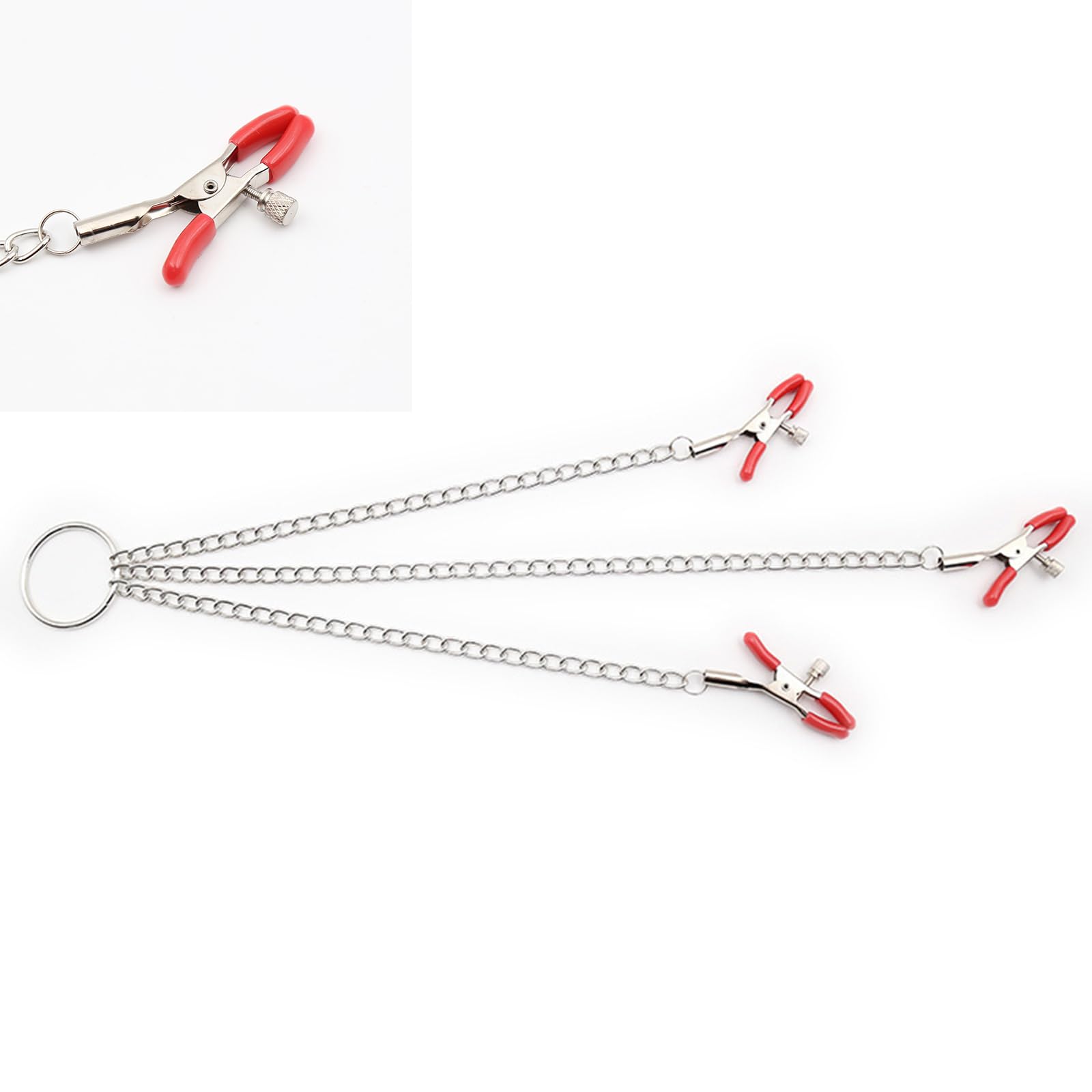 Adjustable Stainless Steel Non-Piercing Body Chain Jewelry for Women - Clip-On Body Clips with Chain, Perfect for Festivals, Parties & Beach Wear