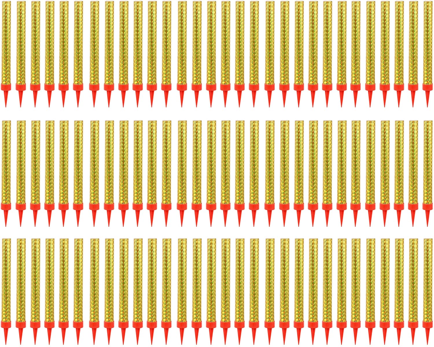90 Pcs Gold Birthday Cake Candles - Elegant Wedding, Party, Graduation Celebration Decorations for Cakes, Cupcakes & Desserts