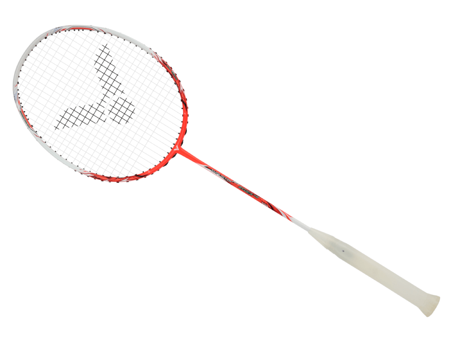 Victor Thruster K Ryuga TD D Unstrung Badminton Racket - Flame Red | Professional Carbon Fiber Badminton Racket for Competitive Play & Training | Perfect for Tournaments, Club Matches & Advanced Players