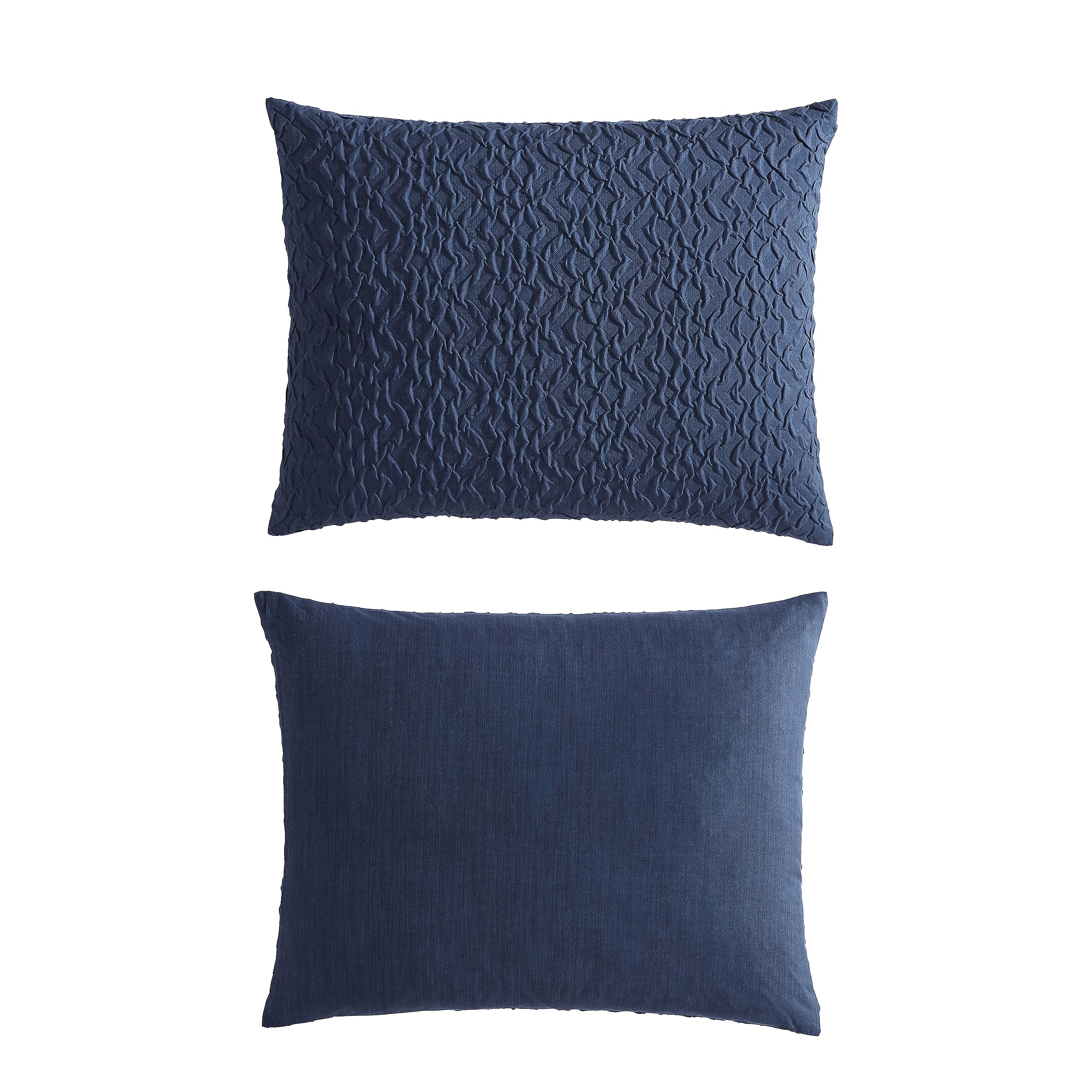 Nautica King Comforter Set - Ultra Soft Microfiber All Season Bedding with Matching Shams | Oeko-Tex Certified Hypoallergenic | Point Harbor Navy | Perfect for Master Bedroom, Guest Room & Cozy Winter Nights