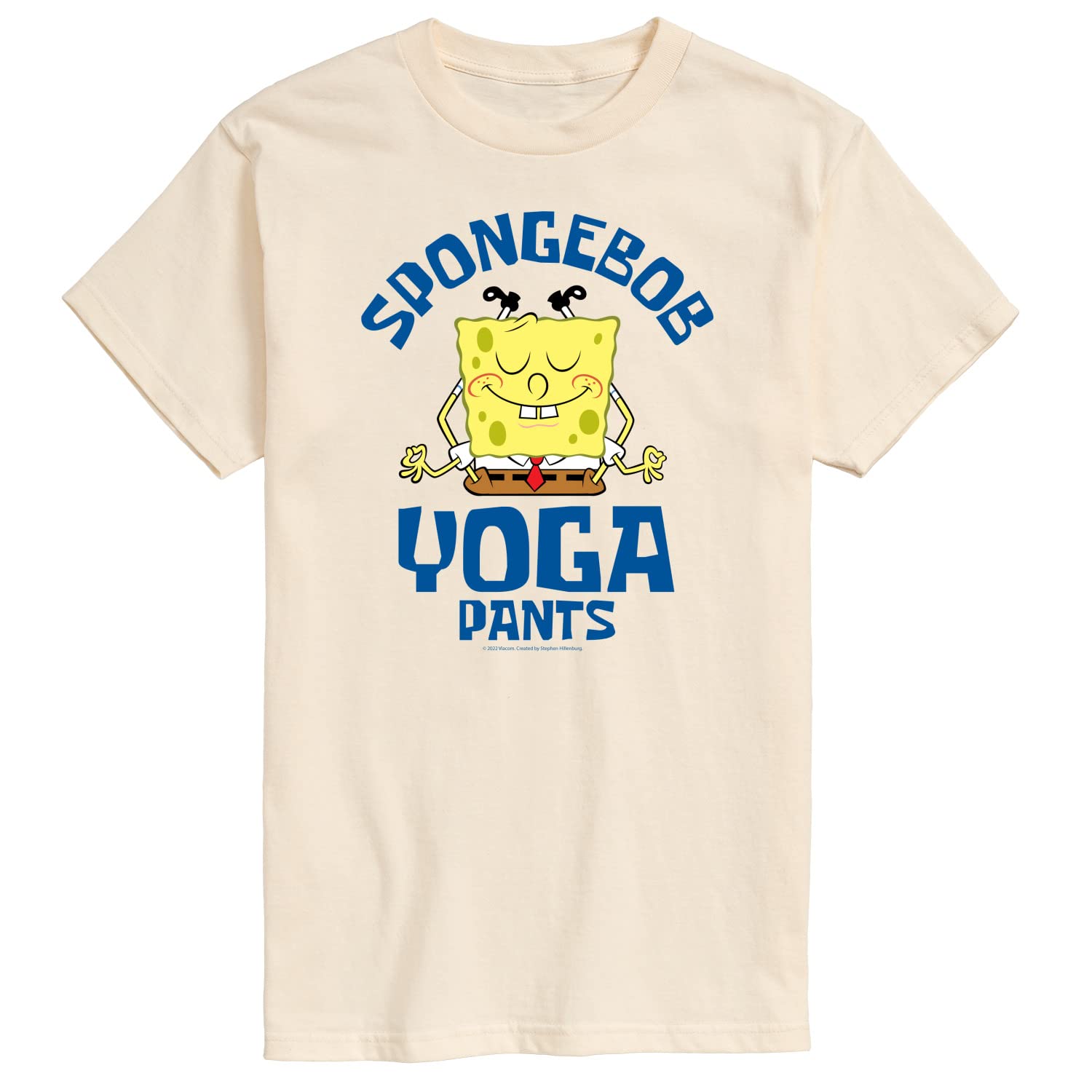 HYBRID APPAREL Spongebob Squarepants Graphic T-Shirt for Men - Soft Short Sleeve Casual Tee - Perfect for Yoga, Gym & Everyday Wear