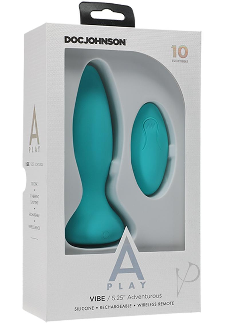 Remote Control Anal Plug - Waterproof & Rechargeable Teal Butt Plug for Adventurous Play - Perfect for Couples, Solo Play & BDSM Scenes