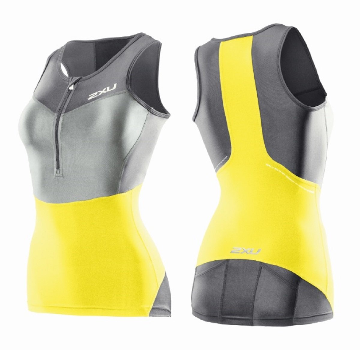 2XU Women's G:2 Compression Tri Singlet - High-Performance Triathlon Top for Running, Cycling & Workouts - Moisture-Wicking & Breathable Activewear