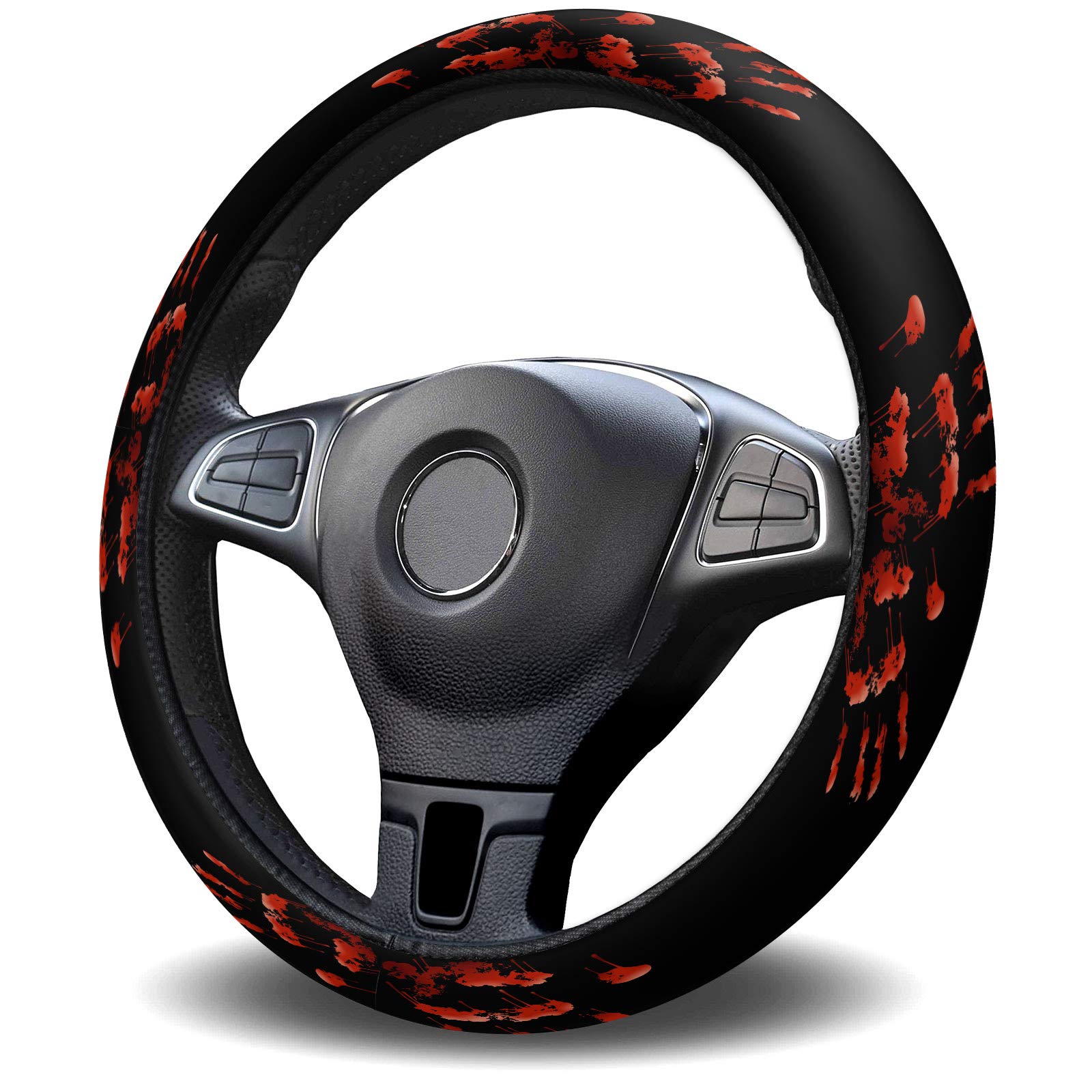 1998 Car Steering Wheel Cover - Universal Fit 15 Inch Anti-Slip Steering Wheel Protector for Cars, Trucks & SUVs - Comfortable Grip for Men & Women - Perfect for Summer Travel & Daily Commute