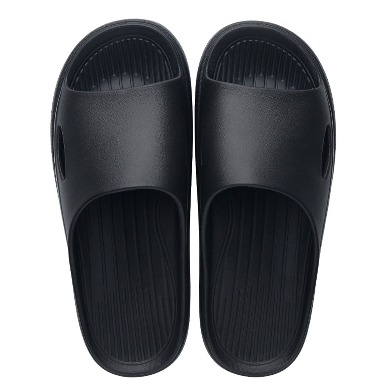 Men's & Women's Non-Slip Quick-Drying Shower Sandals - Ultra Cushioned Comfort Slides with Thick Sole for Bathroom, Pool & Beach | Perfect for Spa, Gym & Indoor/Outdoor Use