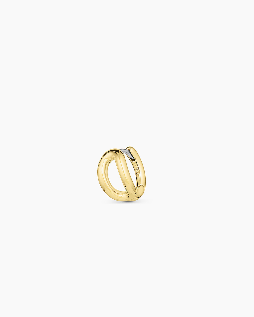Alphabet Single Huggie Earrings - Minimalist Gold Plated Initial Letter Studs for Women - Perfect for Everyday Wear, Gifts & Special Occasions