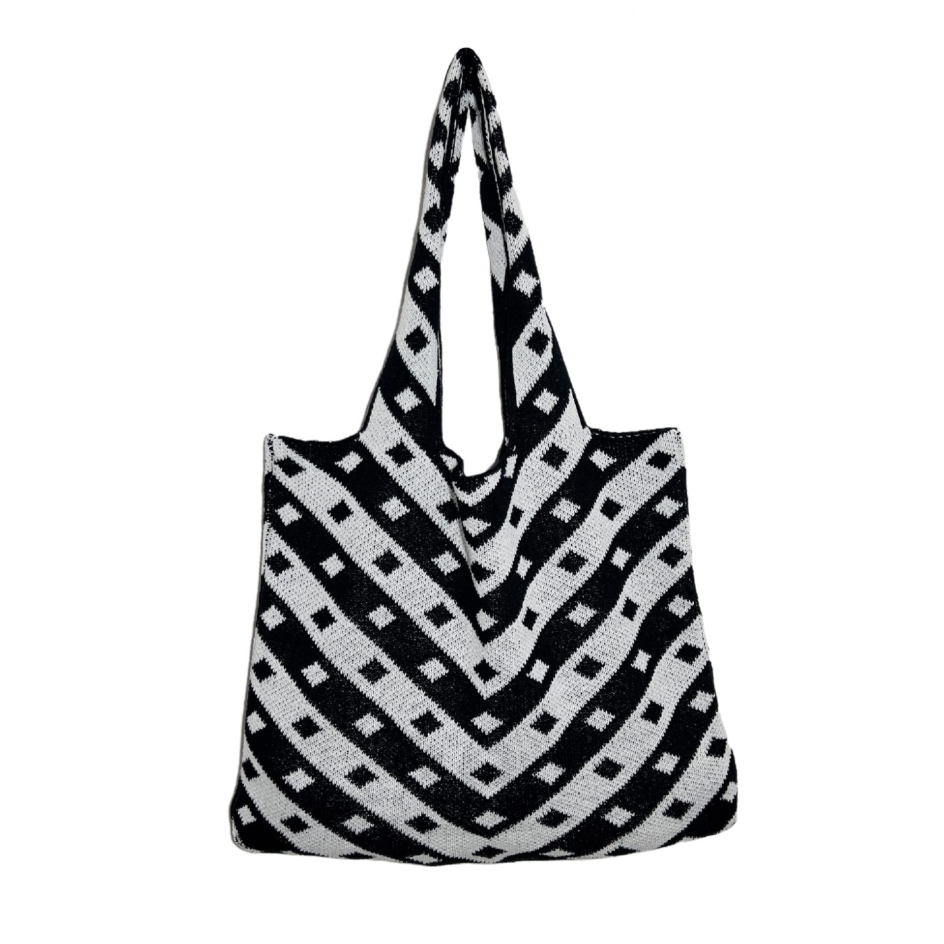 Y2K Crochet Tote Bag - Stylish Aesthetic Purse for Shopping & Beach