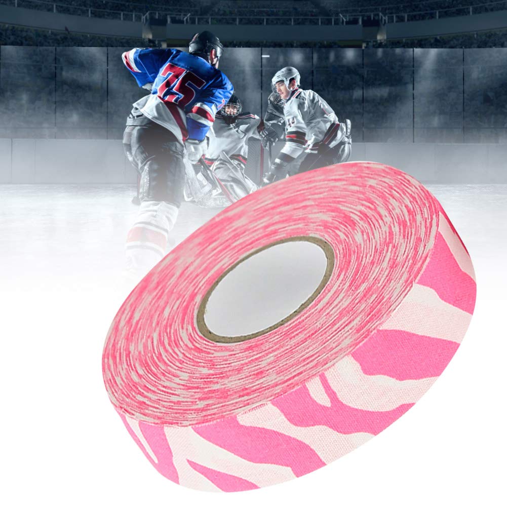 Hockey Tape 2.5cm x 25m - Premium Cloth Protective Tape for Ice & Roller Hockey Sticks, Blades & Handles - Durable Sports Grip for Enhanced Control - Perfect for Game Day & Practice Sessions