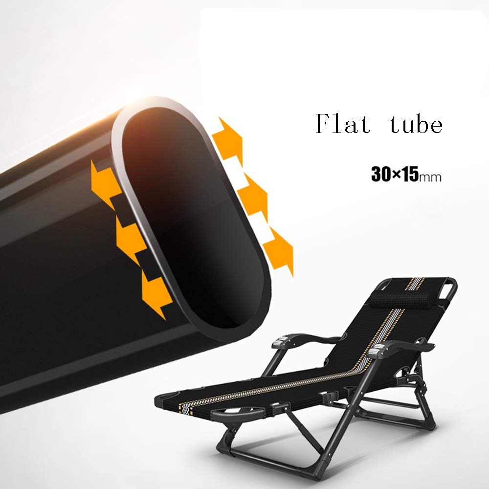Premium Adjustable Reclining Patio Lounge Chair - Heavy Duty 440lbs Capacity Folding Textilene Chaise for Outdoor, Beach & Pool - Perfect for Sunbathing, Camping & Backyard Relaxation