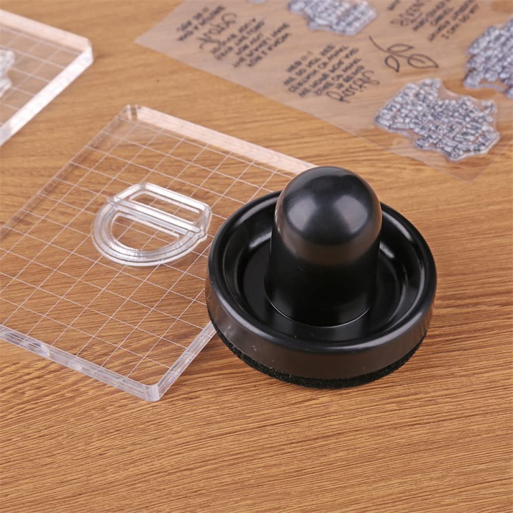 Precision Rubber Stamp Press Tool for DIY Scrapbooking, Card Making & Embossing | Professional Stamp Positioning & Pressure Tool for Arts & Crafts | Perfect for Handmade Cards, Journals & Paper Crafts