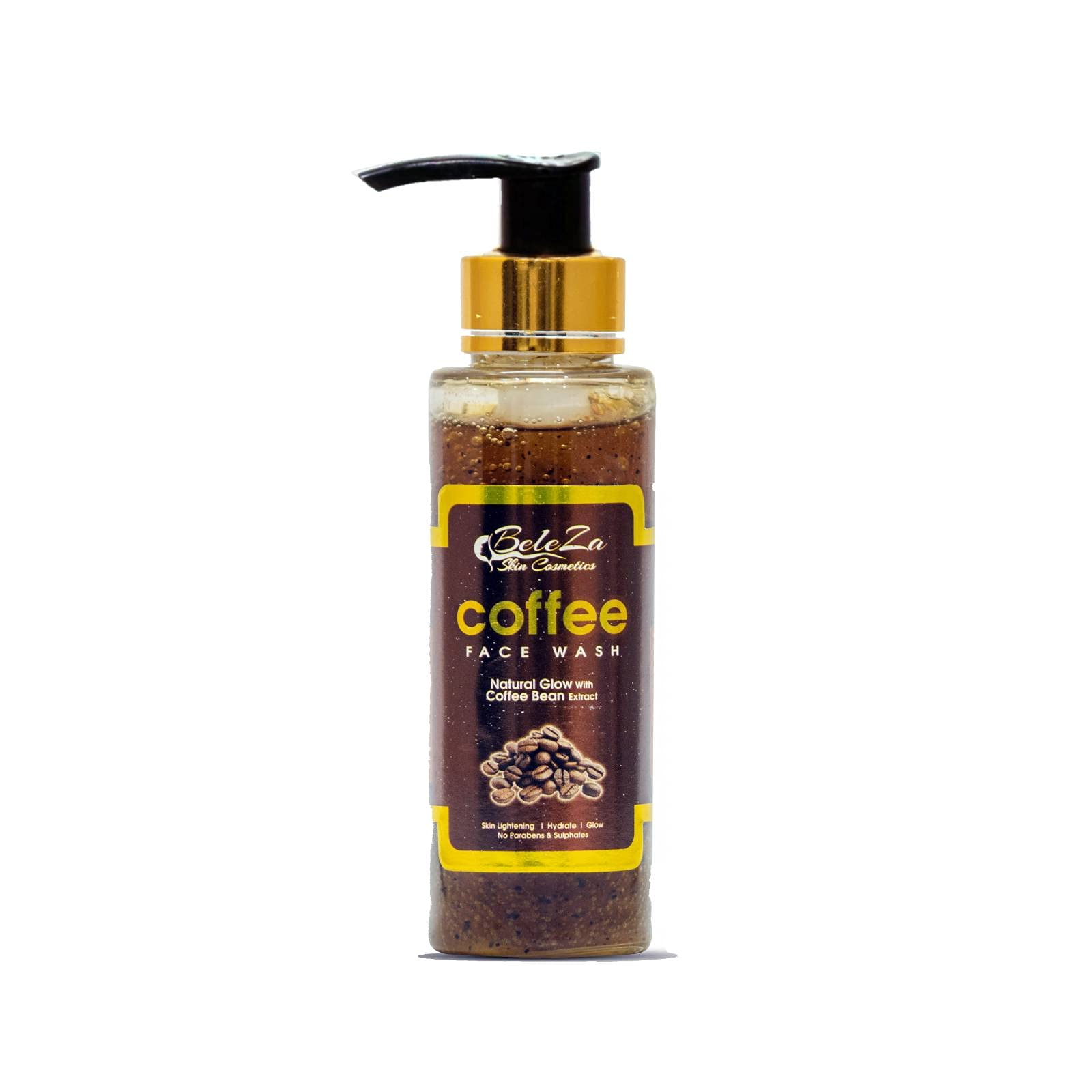 Beleza Professional COFFEE FACE WASH 100ml - Antioxidant Facial Cleanser for Glowing Skin | Perfect for Morning & Night Skincare Routine