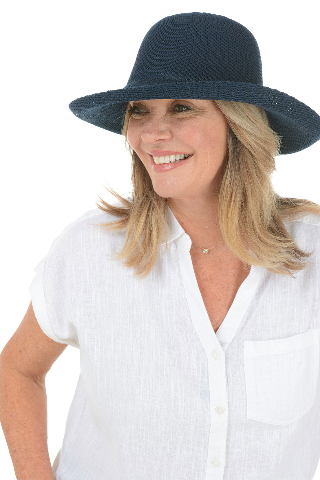 Adjustable Woven Travel Hat for Men & Women - Sun Protection, Breathable & Lightweight for Outdoor Activities, Beach, Hiking & Vacations