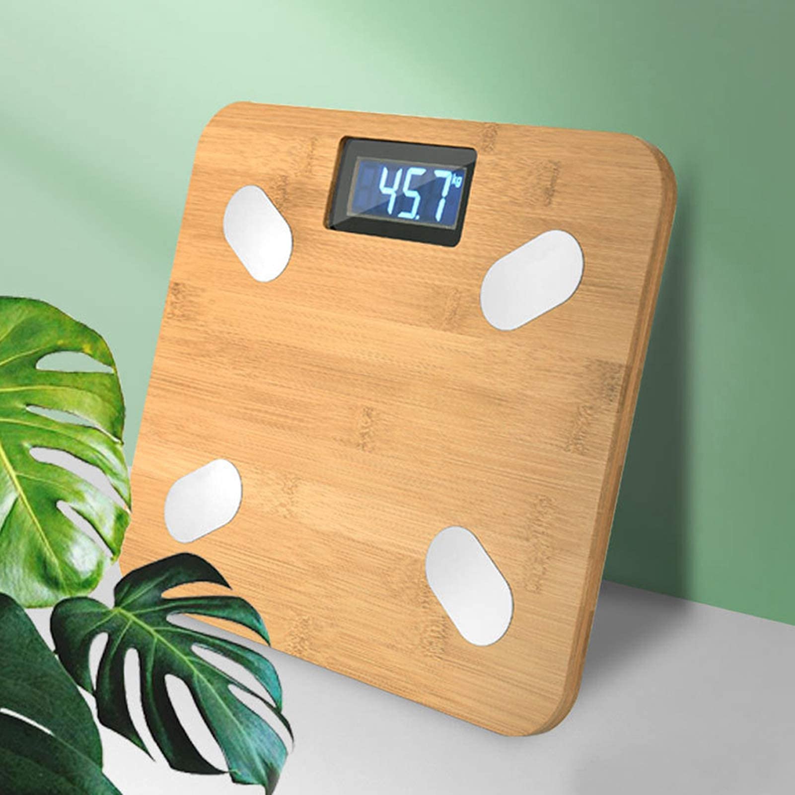 Viinice Mini Bluetooth Body Fat Scale - Smart Digital Bathroom Scale with LED Display, Bluetooth Sync for Fitness Tracking, Weight Loss & Health Monitoring - Perfect for Home Gym, Bathroom & Smart Health Devices