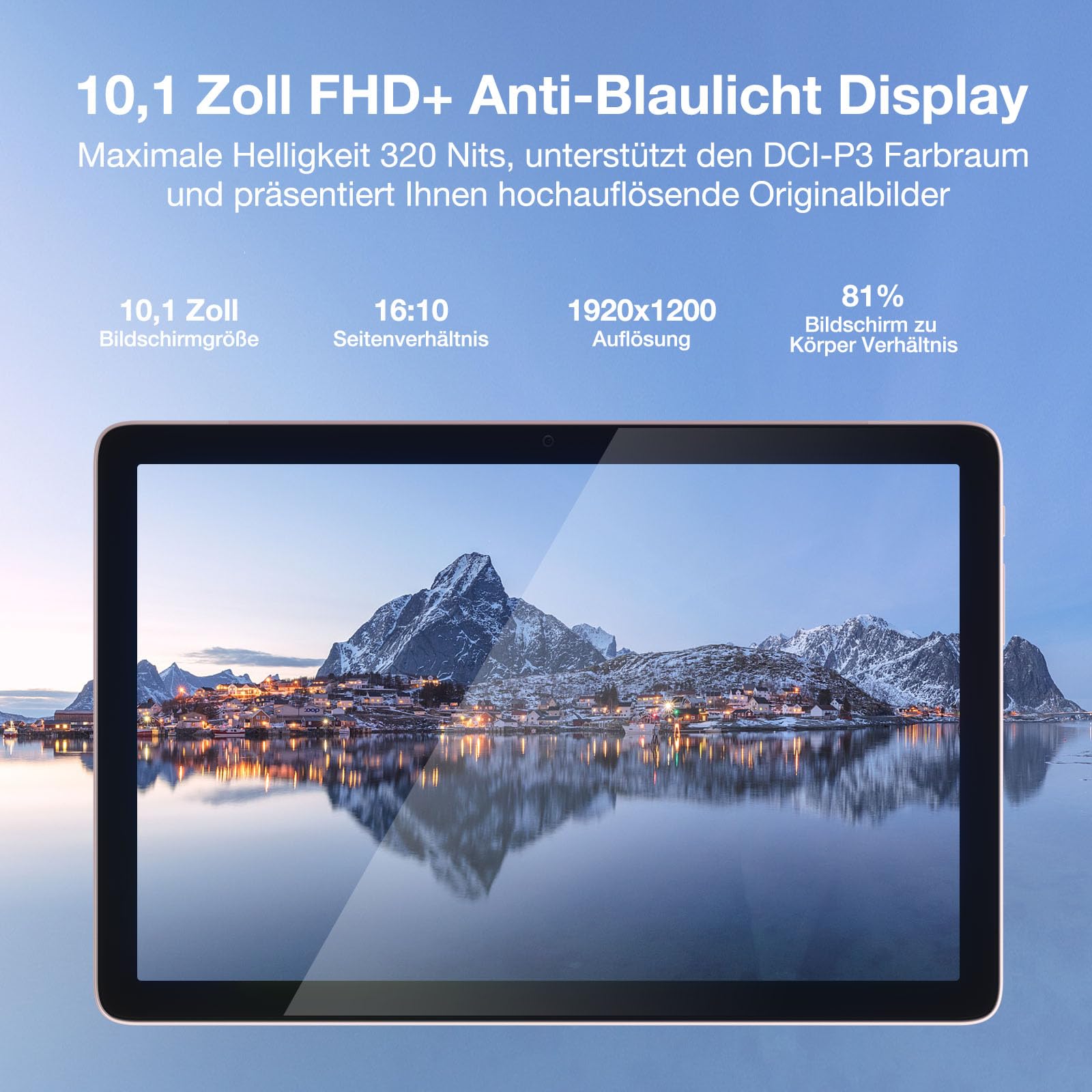 DOOGEE T10 PRO 10 Inch Android 14 Tablet - 15GB RAM 256GB ROM (Expandable to 1TB), Octa-Core Gaming Tablet with 8580mAh Battery, 13MP Camera, 4G Dual SIM, 5G WiFi, TÜV Certified, GPS - Includes Stylus Pen & Business Case - Perfect for Work, Gaming, and Travel