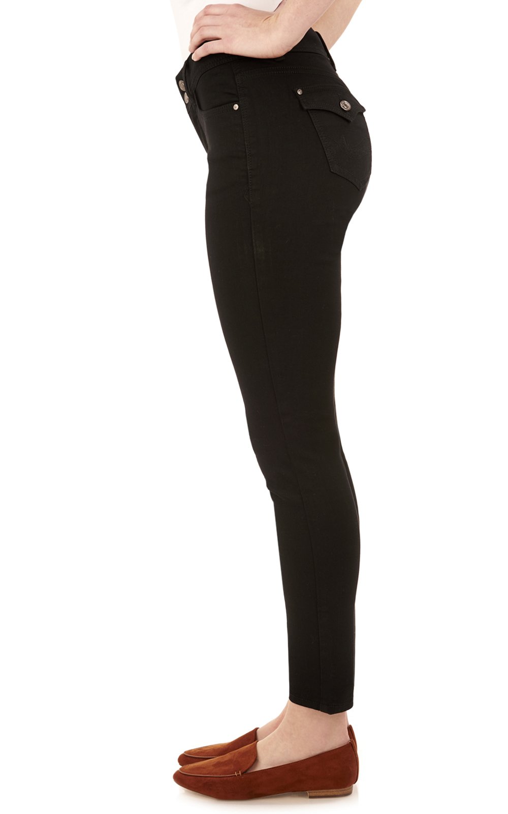 Angels Forever Young Women's High Waisted Curvy Skinny Jeans - Stretch Denim Pants for Casual Wear & Night Out