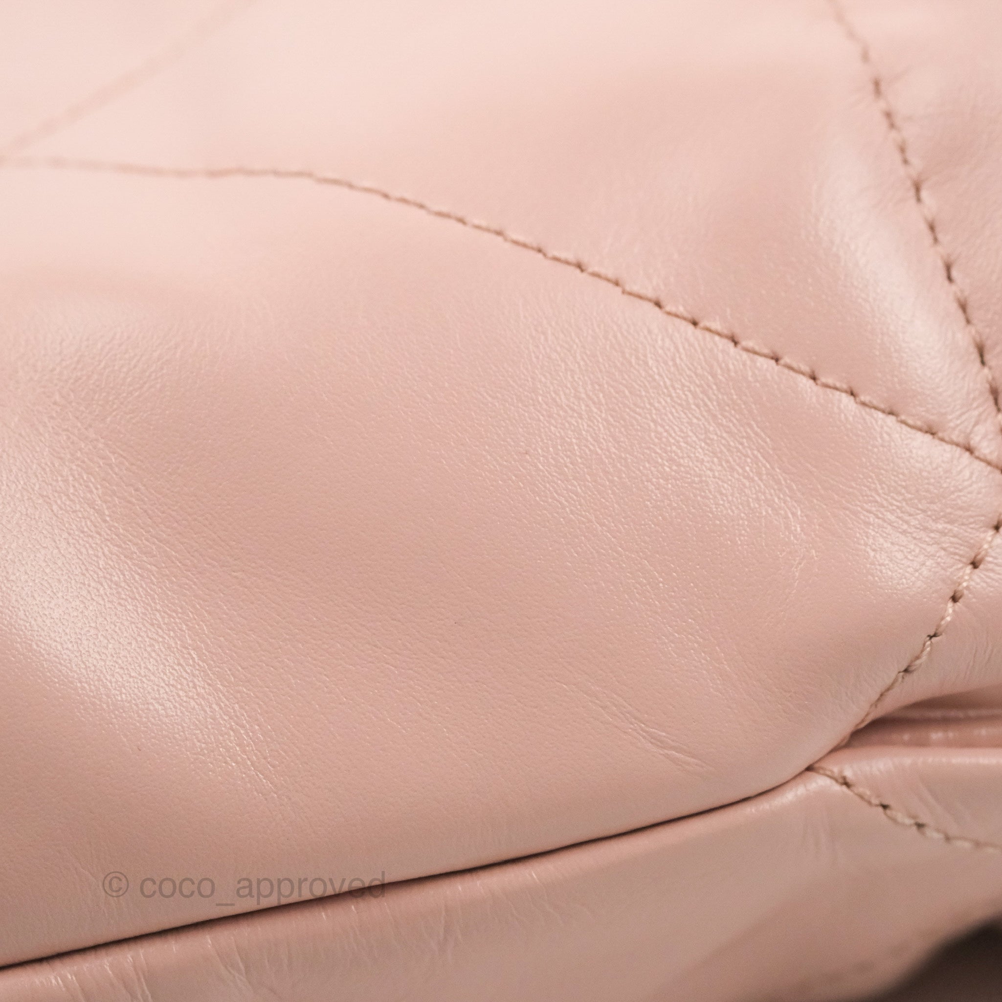 Chanel 22 Mini Bag in Pink Shiny Crumpled Calfskin Leather - Luxury Crossbody Purse for Women, Perfect for Date Night & Special Occasions