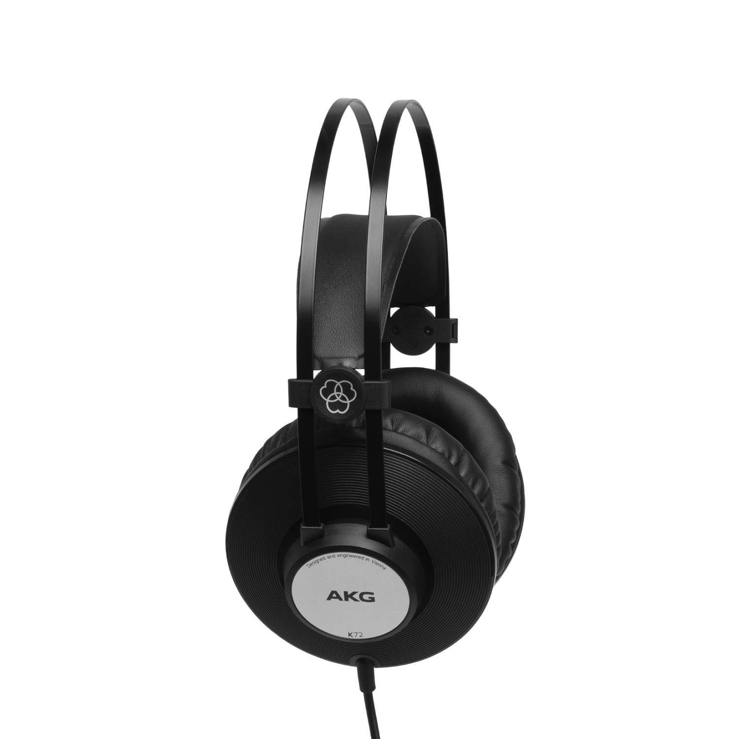 AKG K72 Closed-Back Studio Headphones - Professional Over-Ear Monitor Headset with 40mm Drivers, Noise Isolation & Comfortable Earpads (Matte Black) - Ideal for Recording, Mixing, Podcasting & Home Studio Use