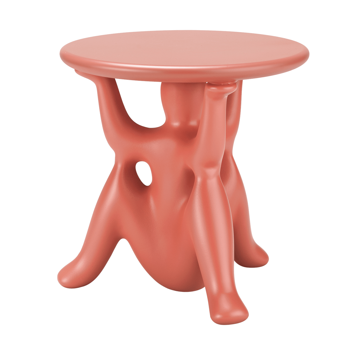 Qeeboo Helpyourself Modern Side Table - Stylish End Table for Living Room, Bedroom & Office - Perfect for Coffee, Books & Decor