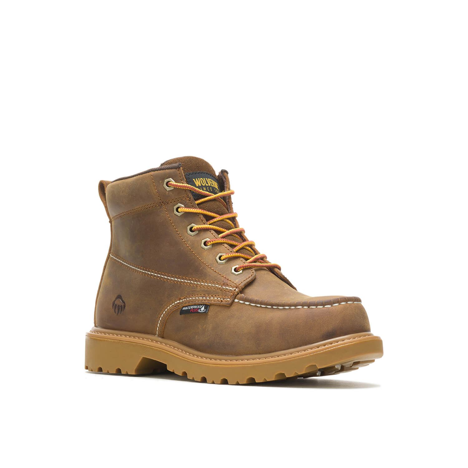 **Men's Waterproof Steel Toe Work Boots - Floorhand Moc Toe 6