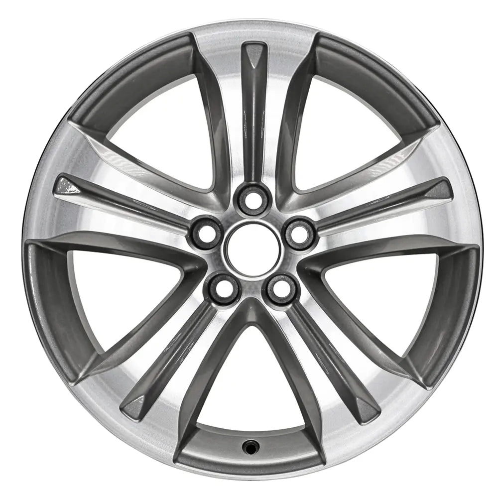 19 Inch Toyota Highlander Wheel Replacement - Machined Silver Replica Rim 69536 B 426110E160 - Perfect for Off-Roading, City Driving & Car Upgrades