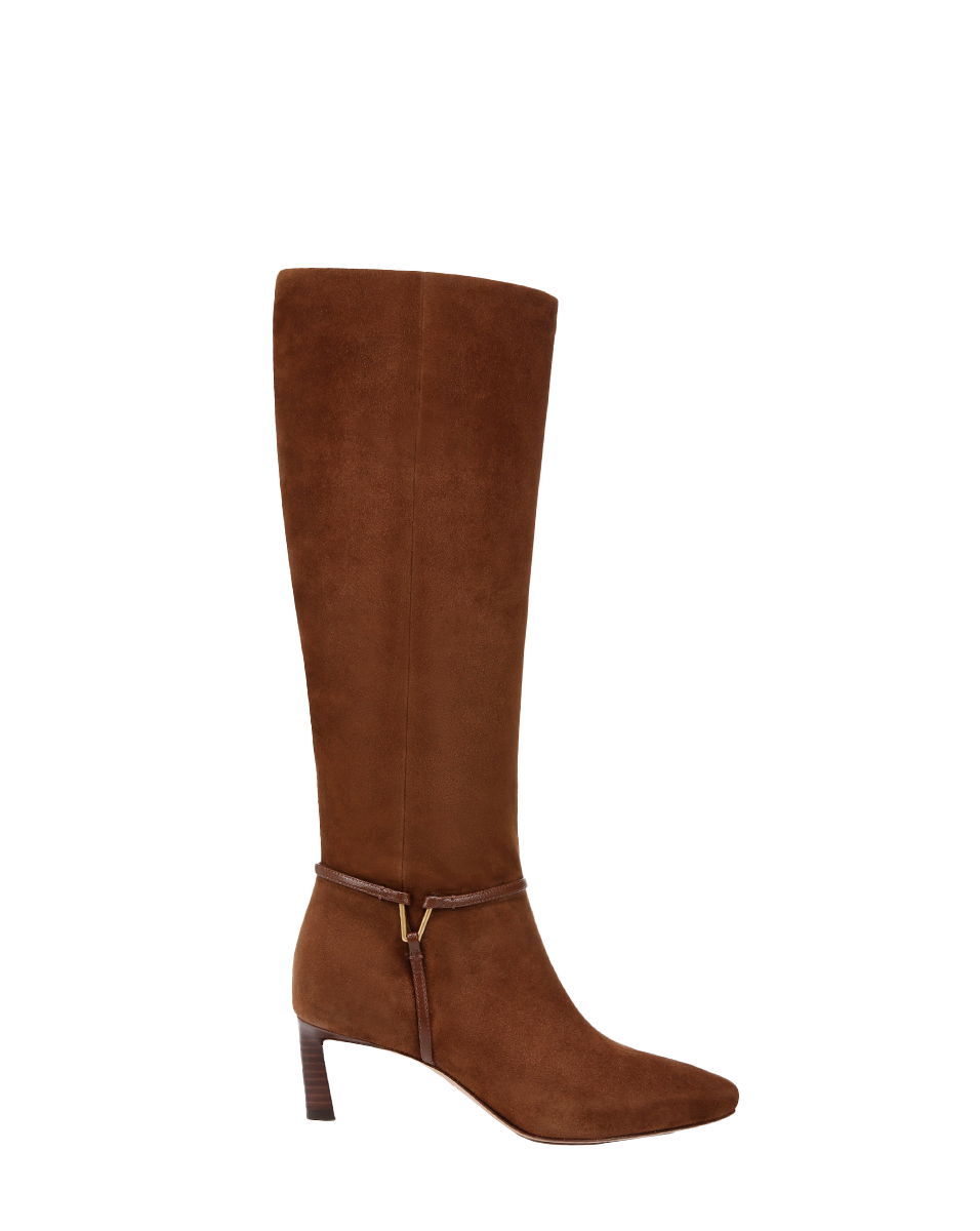 Kenzie Women's Mid Heel Tall Boots - Stylish Knee-High Leather Boots for Fall & Winter | Perfect for Office, Date Night & Casual Outfits