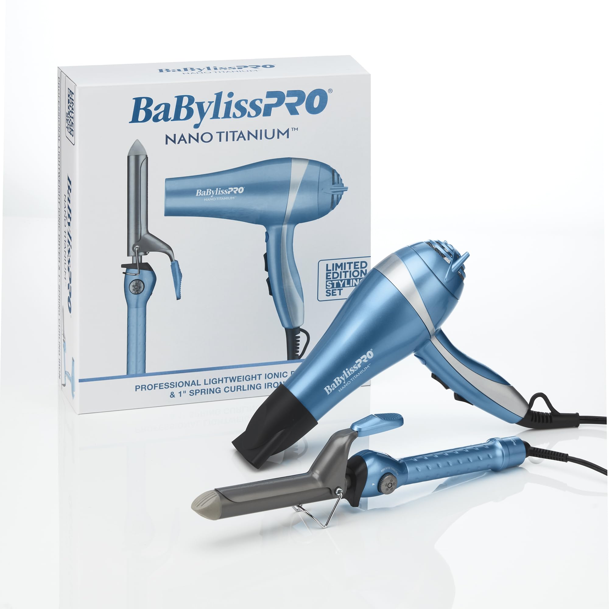 BaBylissPRO Nano Titanium 2000W Professional Ionic Hair Dryer for Salon-Quality Blowouts at Home - Perfect for Styling, Smoothing & Volumizing Hair