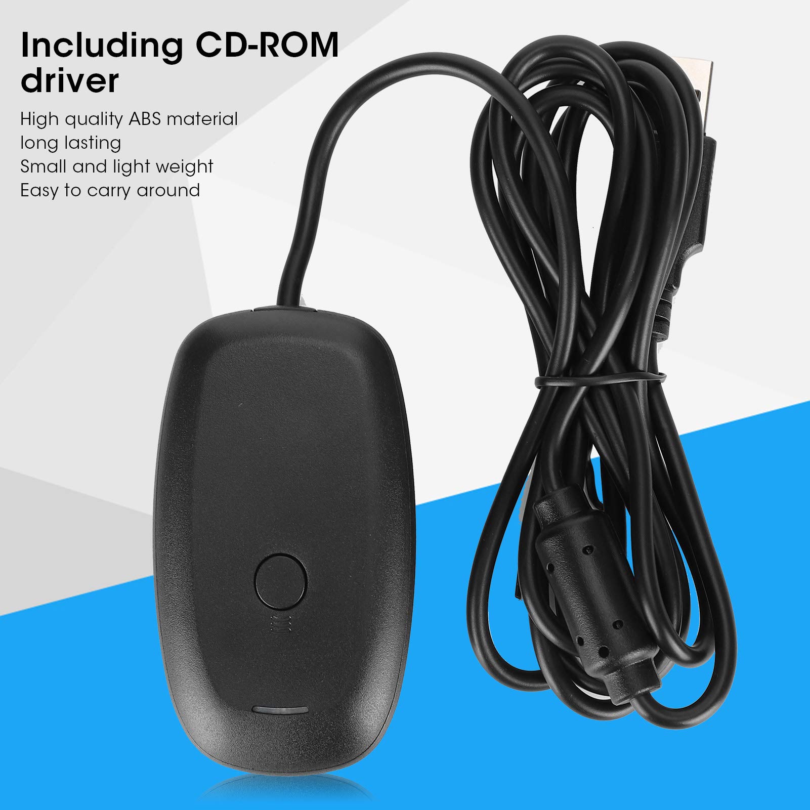 Wireless Controller Adapter for PC Receiver - Compatible with Microsoft Xbox 360 - Play Games on Your Computer with Xbox Controller (Perfect for Gaming, Streaming & Emulation)