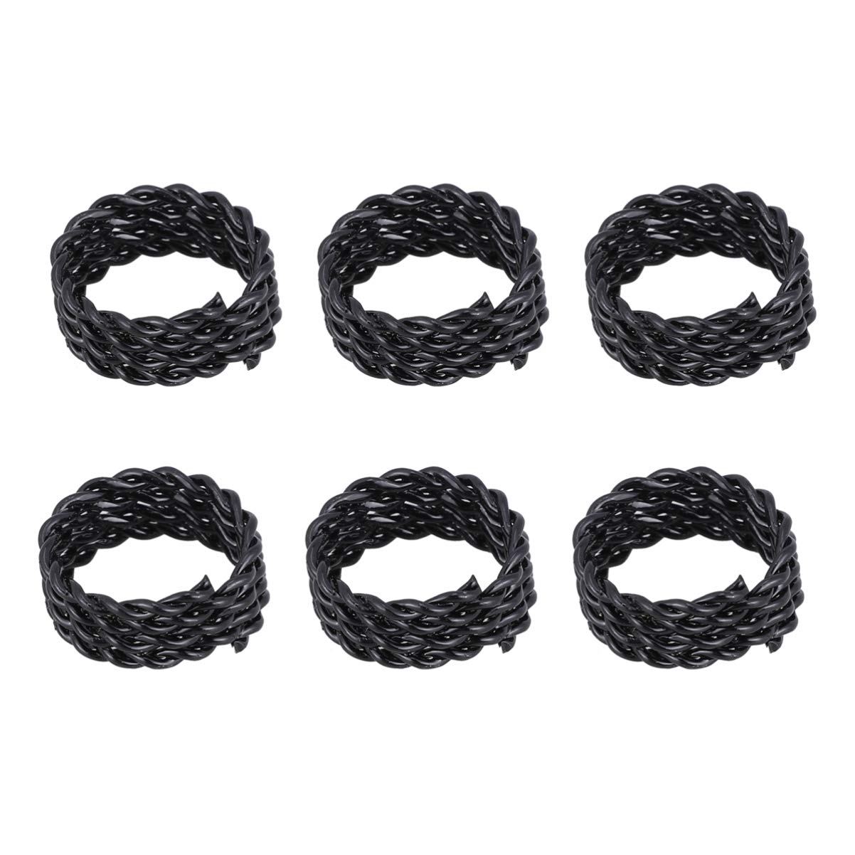 Supvox 30pcs Adjustable Dreadlock Cuffs - Black Hair Braiding Beads & Clips for Wigs, Braids, and Extensions | Perfect for Cosplay, Festivals, and Protective Hairstyles