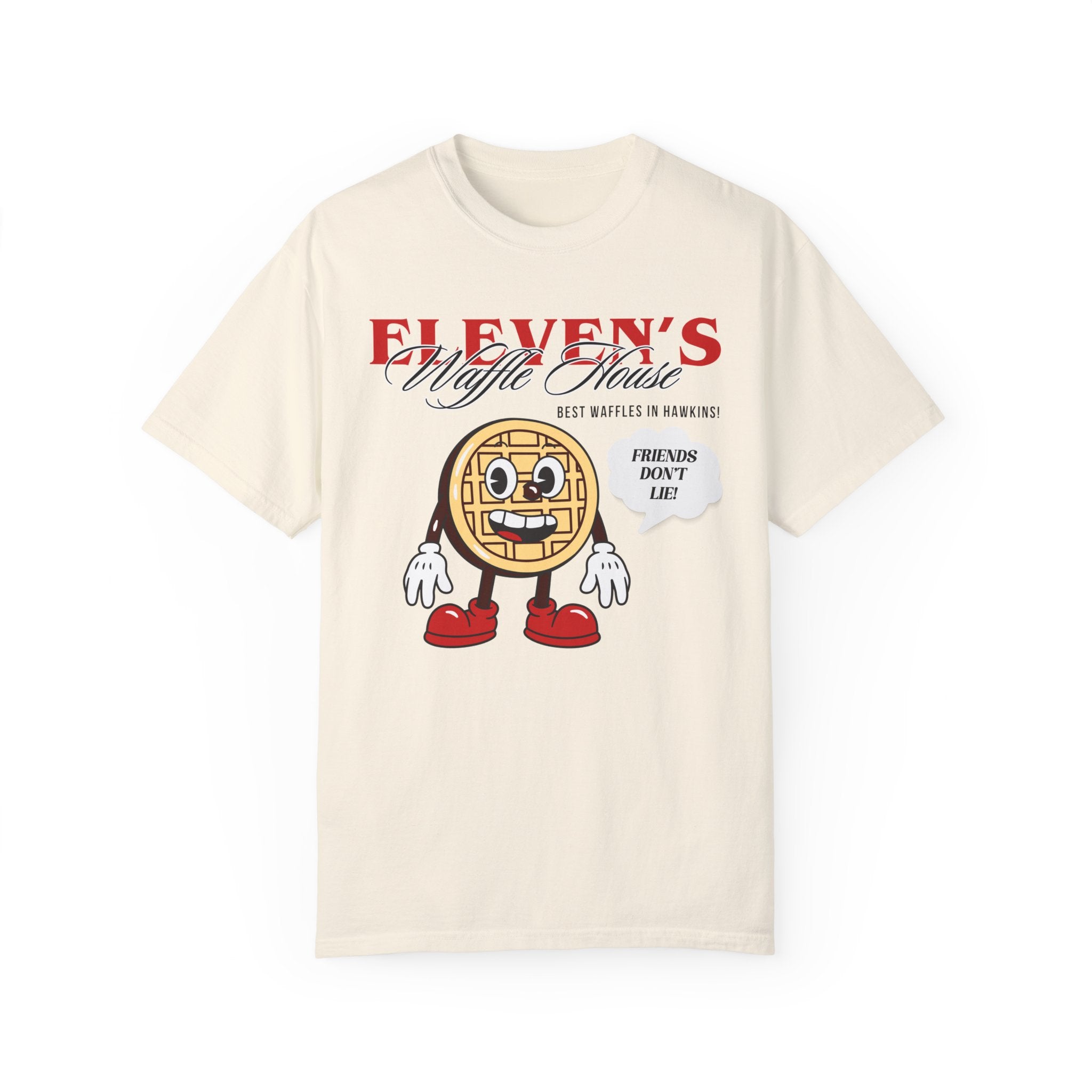 Eleven's Waffle House T-Shirt - Stranger Things Inspired Vintage Tee - Perfect for Cosplay, Halloween & TV Show Fans