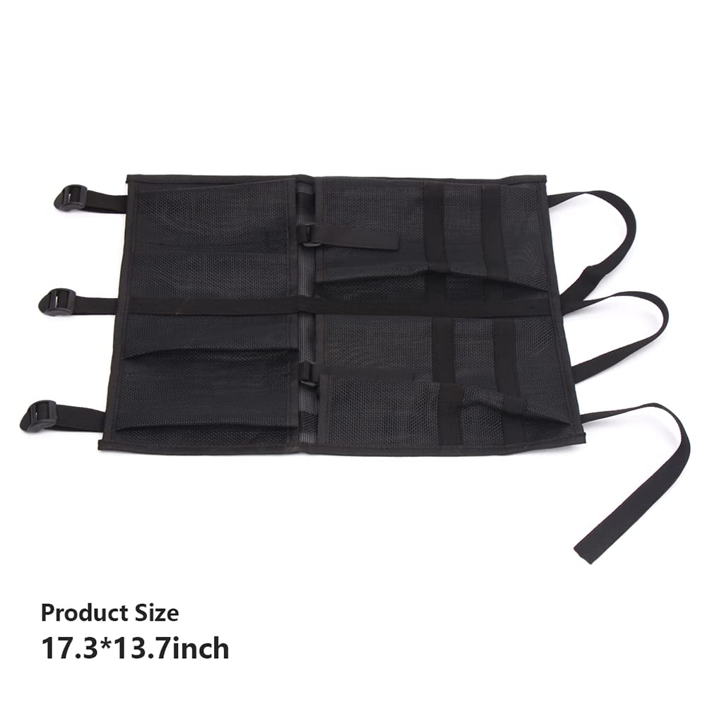 **Waterproof Kayak Canoe Storage Bag with Adjustable Buckle Straps - Under Seat Organizer for Kayaking, Canoeing & Dinghy Gear - Perfect for Water Sports & Outdoor Adventures (Black)**