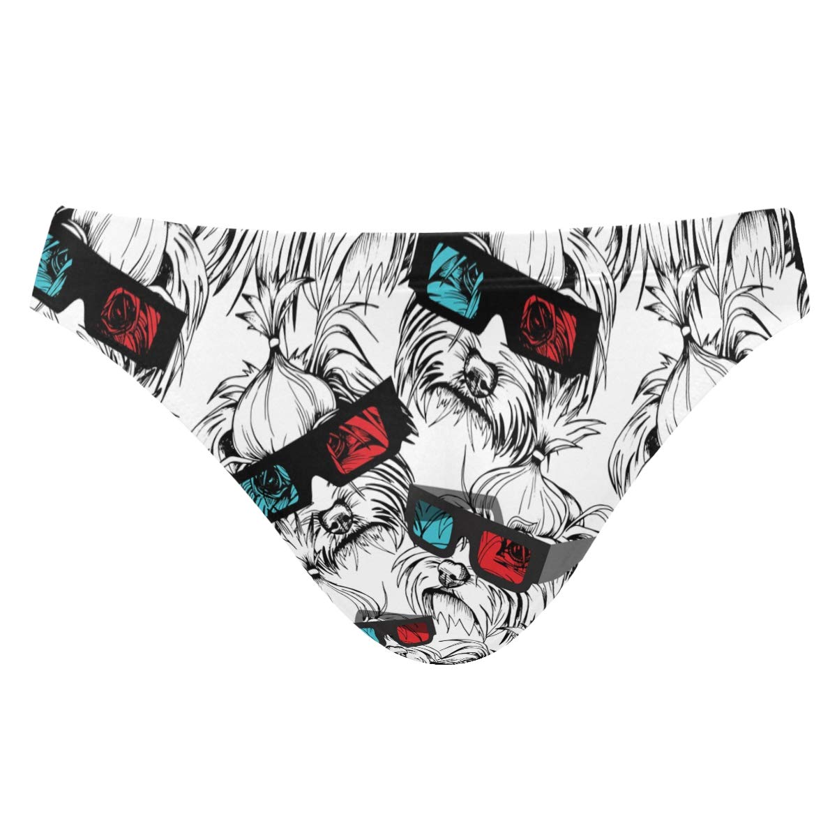 Stylish Men's Swimsuit with Cute Dog Print - Sexy Bikini Briefs for Men | Beach, Pool & Summer Vacation Swimwear