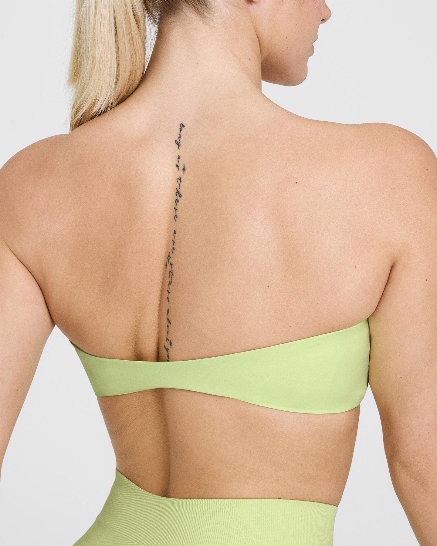 Unified Micro Bandeau Bralette - Seamless Wireless Comfort Bra in Pump Green | Yoga, Lounge & Everyday Wear