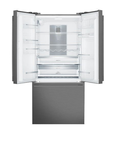 Electrolux EHE5267BC 491L French Door Refrigerator - Dark Stainless Steel, Energy Efficient, Spacious 4-Door Fridge for Modern Kitchen & Large Family Use
