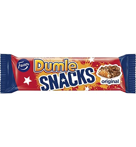 Fazer Dumle Chocolate Bars - 50 Pack (40g Each) | Delicious Swedish Candy for Gifts, Parties & Snacking