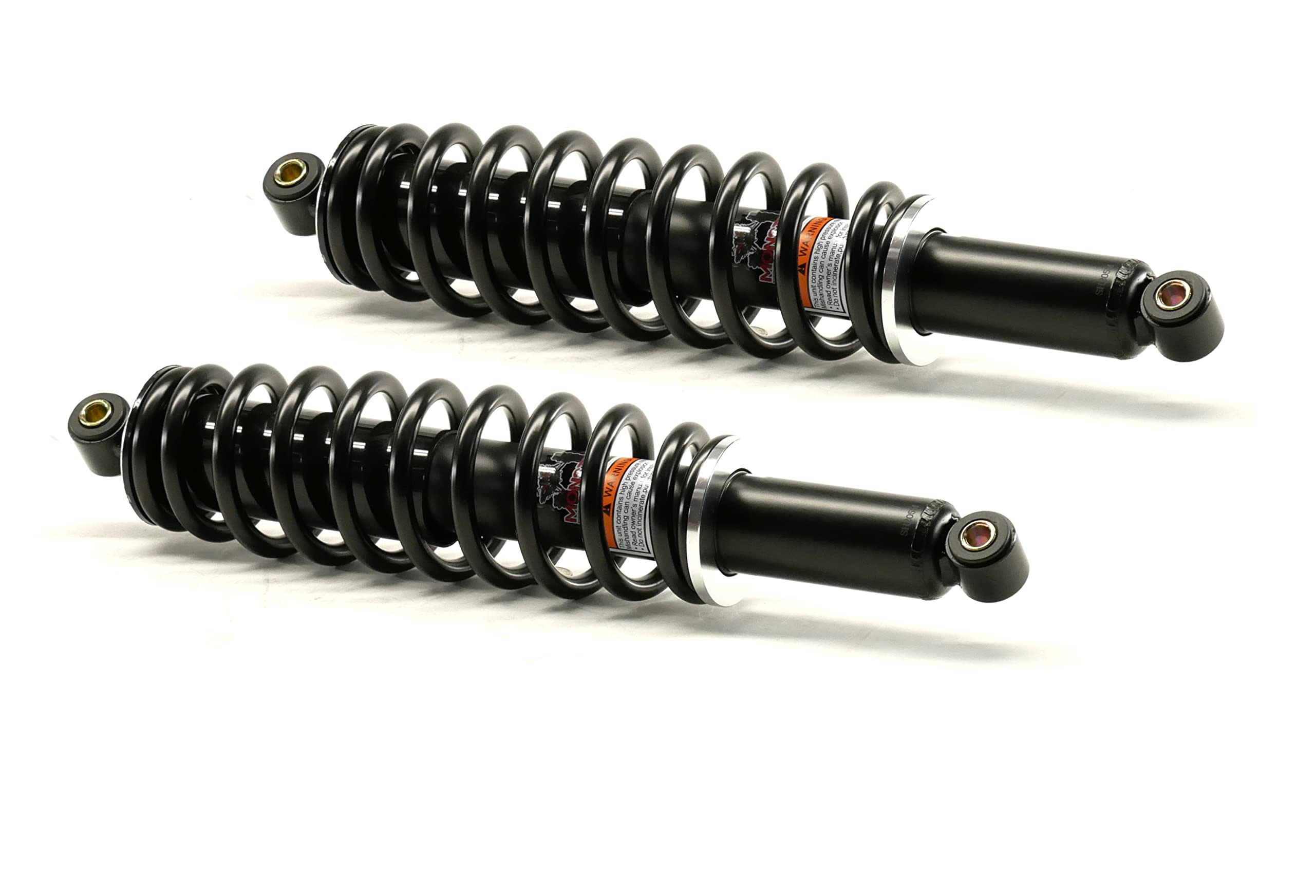 Monster Performance Heavy Duty Shock Absorber Set for Yamaha Viking 700 4x4 (2014-2020) - Gas Powered ATV Suspension Upgrade - Black Off-Road Shocks for Enhanced Trail Riding & Work Performance