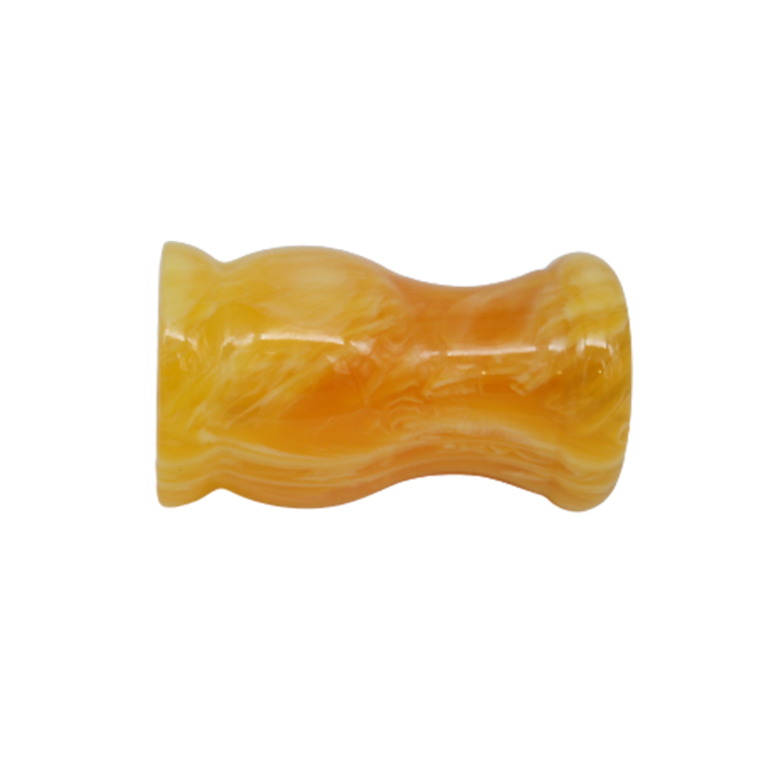 Premium Amber Handcrafted Shaving Brush Handle - Fits 24mm & 26mm Knots - Perfect for Wet Shaving & Grooming Gifts for Men
