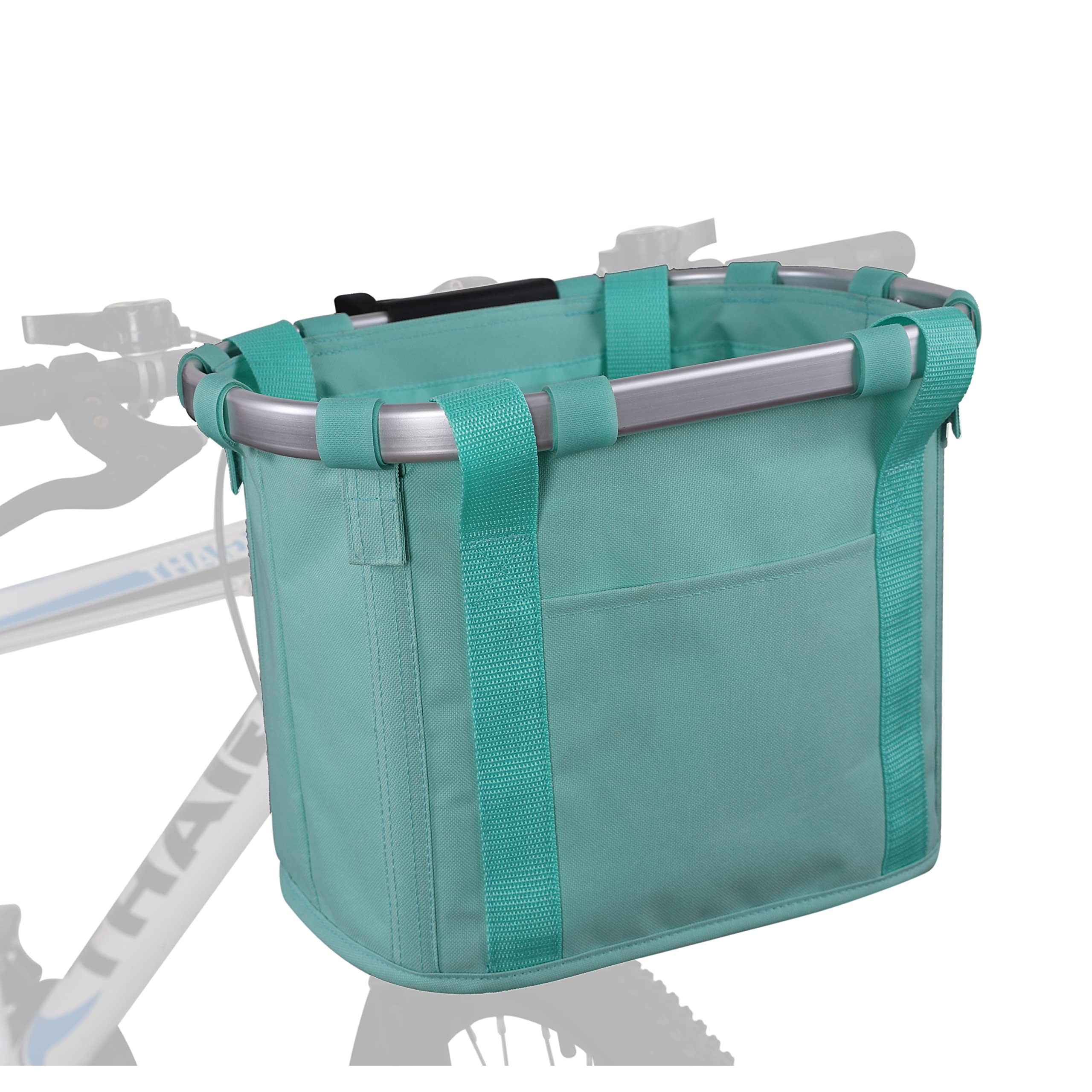Apollo Walker Detachable Bike Basket - Handlebar Cycling Bag with Fleece Padding & Escape-Proof Leash for Small Dogs | Perfect for Pet Shopping, Picnics & Outdoor Adventures