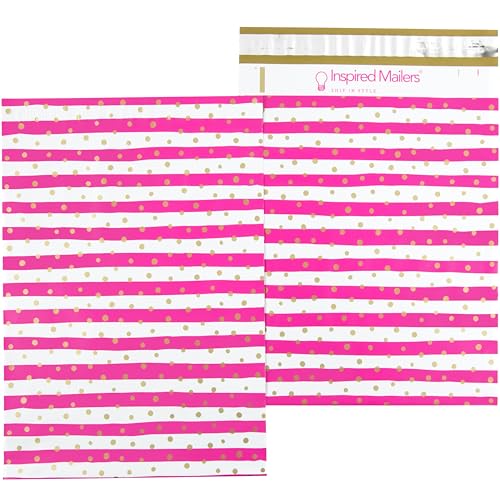 Confetti and Stripes (Hot Pink/Gold)