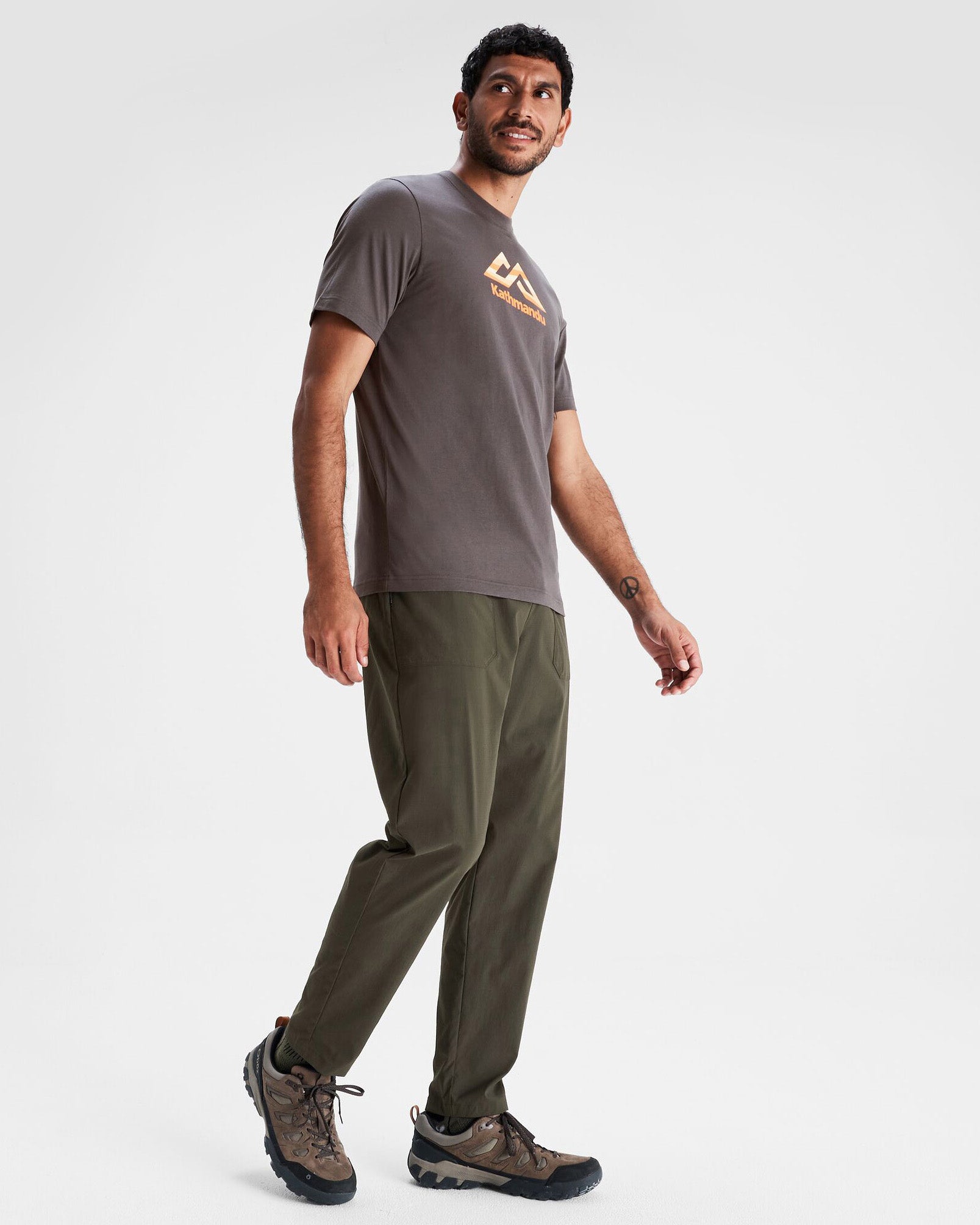 Organic Cotton Men's Logo Graphic T-Shirt - Comfortable Casual Tee for Everyday Wear | Perfect for Outdoors, Gym, and Street Style